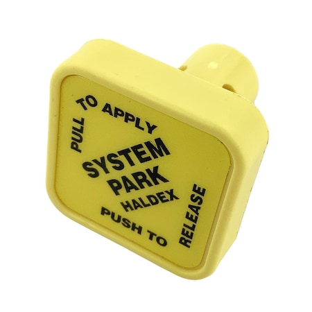 Haldex Knob, Dash Valve, Brake, Yellow, System Brake KN20903